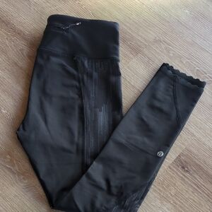 Lululemon Tight Stuff Tight Black / Black / Scratch Match Black Multi
